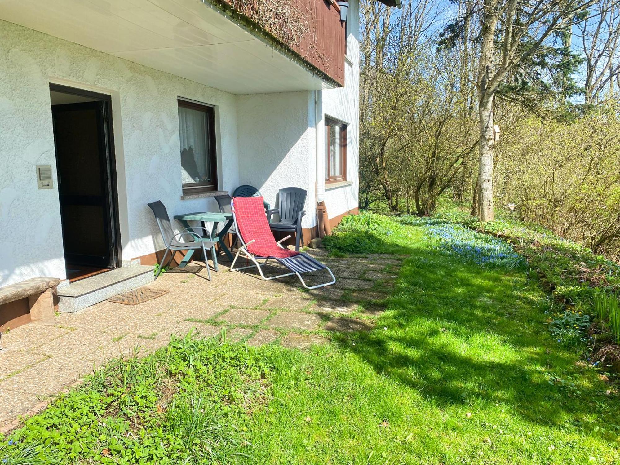 Ferienwohnung Rhoenpanorama ゲルスフェルト エクステリア 写真