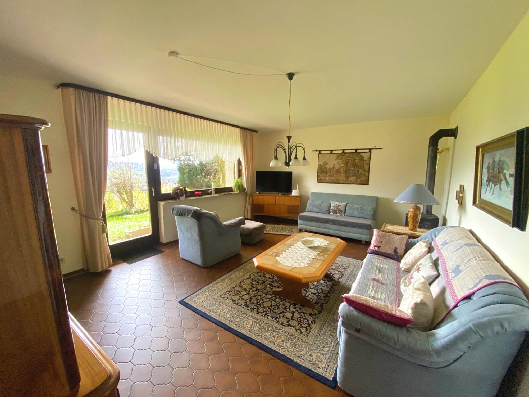Ferienwohnung Rhoenpanorama ゲルスフェルト エクステリア 写真