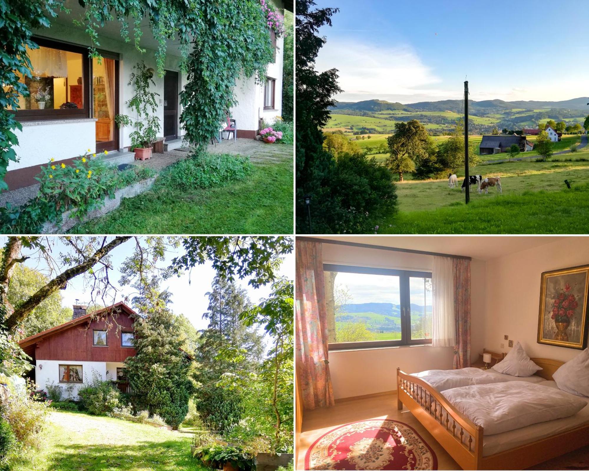 Ferienwohnung Rhoenpanorama ゲルスフェルト エクステリア 写真